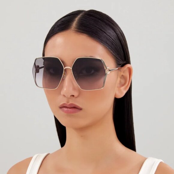 Gucci Women's Sunglasses | Style: GG1322SA-001 | Minimalist - Picture 1 of 2